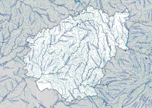 Carte hydrographique de la Corrèze
