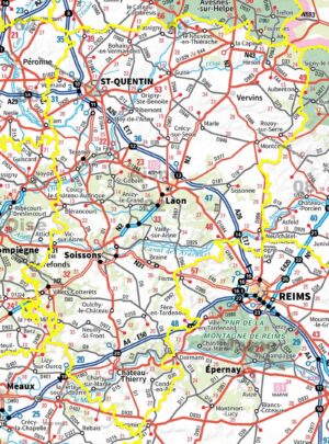 Carte routière de l’Aisne