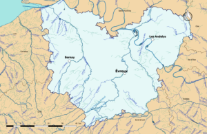 Carte hydrographique de l’Eure