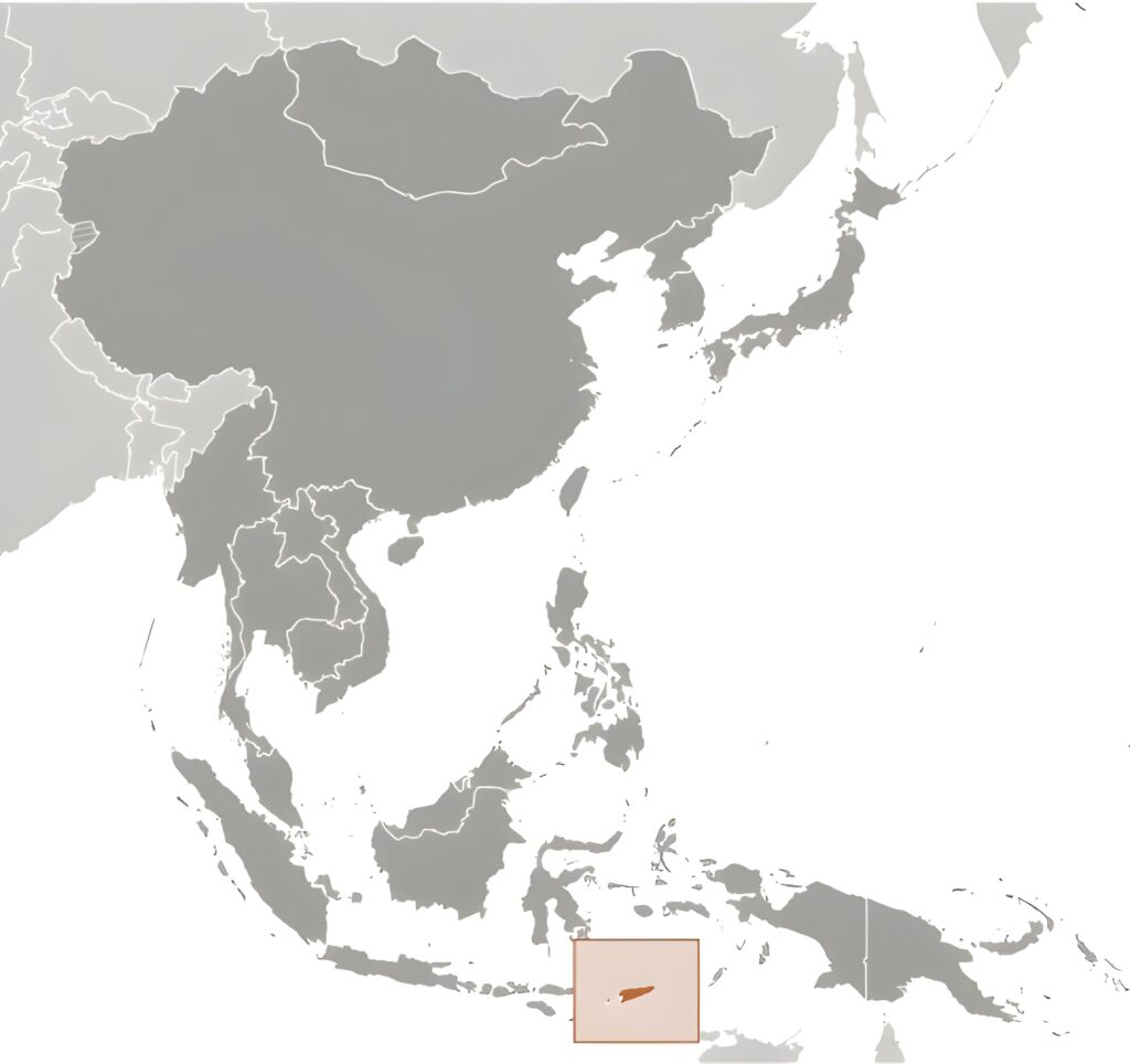 Carte de localisation du Timor oriental