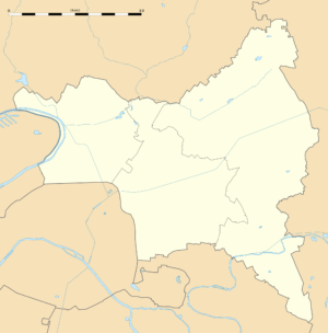 Carte vierge de la Seine-Saint-Denis