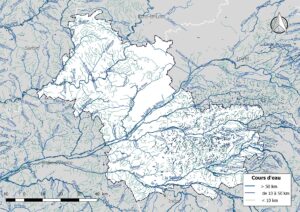 Carte hydrographique de Loir-et-Cher