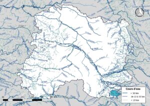 Carte hydrographique des Ardennes