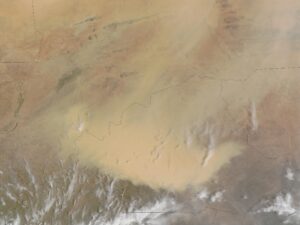 Énorme tempête de poussière au Burkina Faso