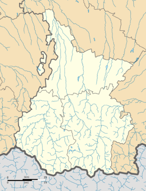 Carte vierge des Hautes-Pyrénées