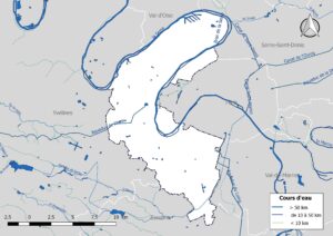 Carte hydrographique des Hauts-de-Seine