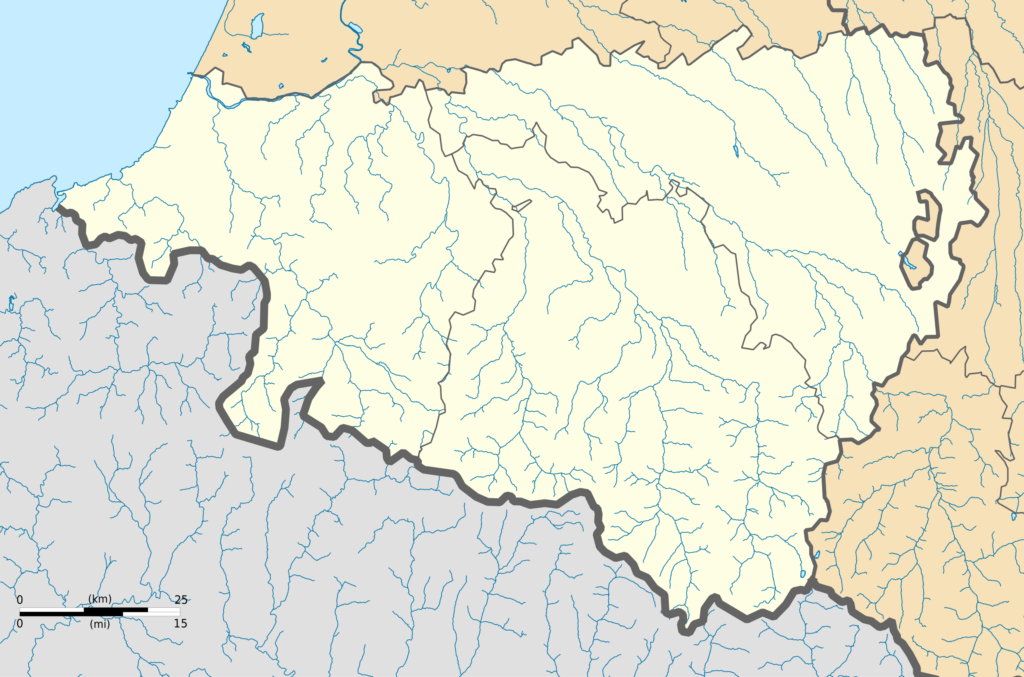 Carte administrative vierge du département des Pyrénées-Atlantiques.