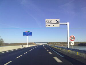 Autoroute française A65.