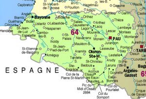 Autocollant Blason Pyrénées-Atlantiques 64 - 9x8 Cm - Vinyle Haute Adhérence - Fabriqué En France