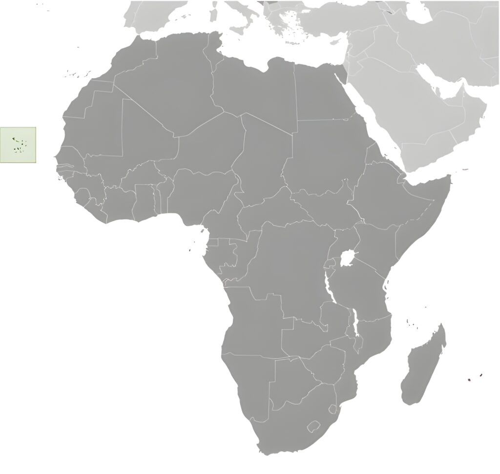 Carte de localisation du Cap-Vert