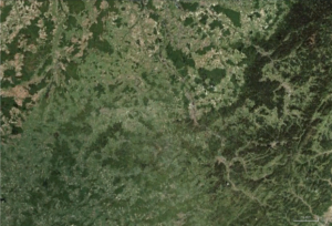 Image satellite du département des Vosges