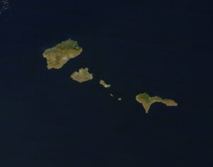Îles du nord-ouest de l’archipel du Cap-Vert dans l’océan Atlantique Nord