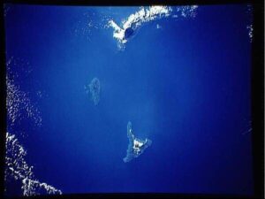 Image satellite des Comores.