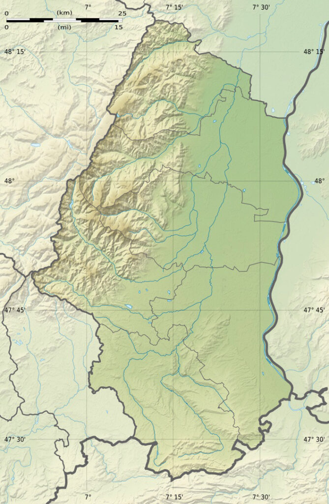 Cartes Vierges Du Haut Rhin