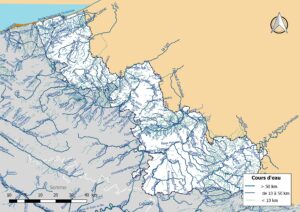 Carte hydrographique du Nord