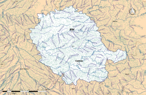 Carte hydrographique du Tarn