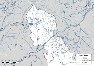 Carte hydrographique du Territoire de Belfort