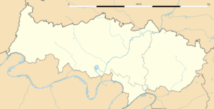 Carte vierge du Val-d’Oise