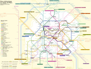 Plans des transports en commun parisiens