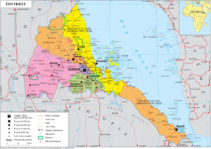 Carte de l’Érythrée
