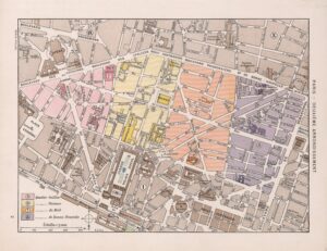 Plan du 2e arrondissement de Paris 1900.