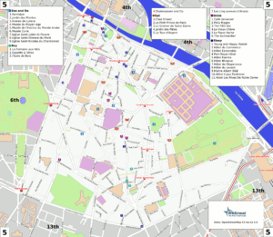 Plans du 5e arrondissement de Paris