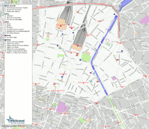Plan du 10e arrondissement de Paris
