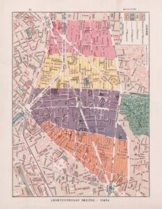 Plan du 11e arrondissement de Paris 1900.