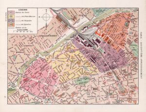 Plan du 17e arrondissement de Paris 1900.