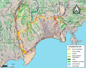 Carte de l’occupation des sols de Nice