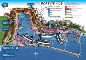 Plan du port de Nice