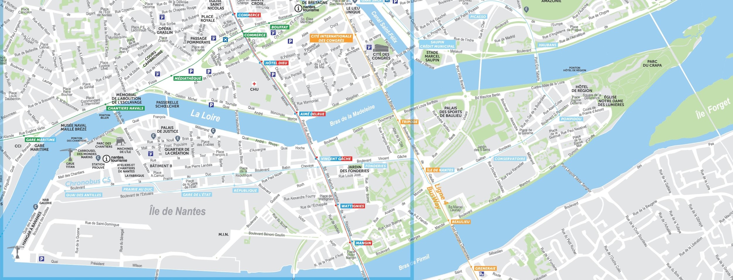 Carte De L le De Nantes Carte De L le De Nantes