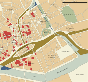 Plan des terre-pleins de Nantes