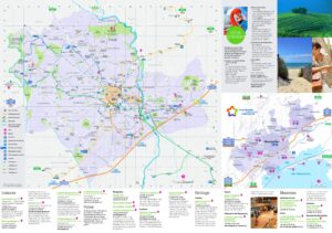 Carte touristique de Montpellier