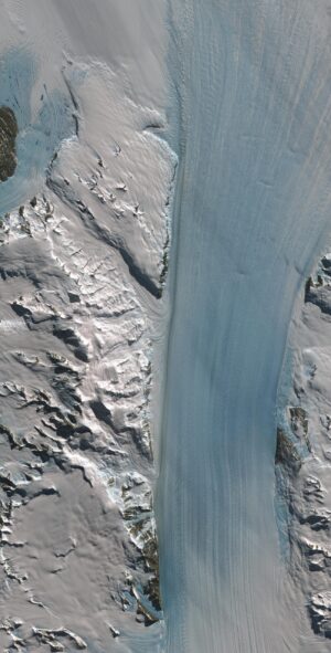 Le glacier Byrd situé en Antarctique