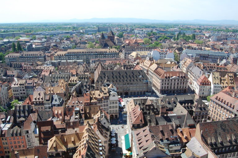 Carte Des Quartiers De Strasbourg