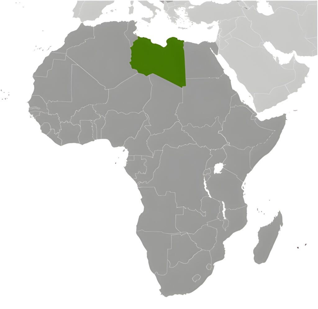 Carte de localisation de la Libye
