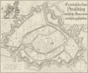 Plan de Strasbourg en 1680.