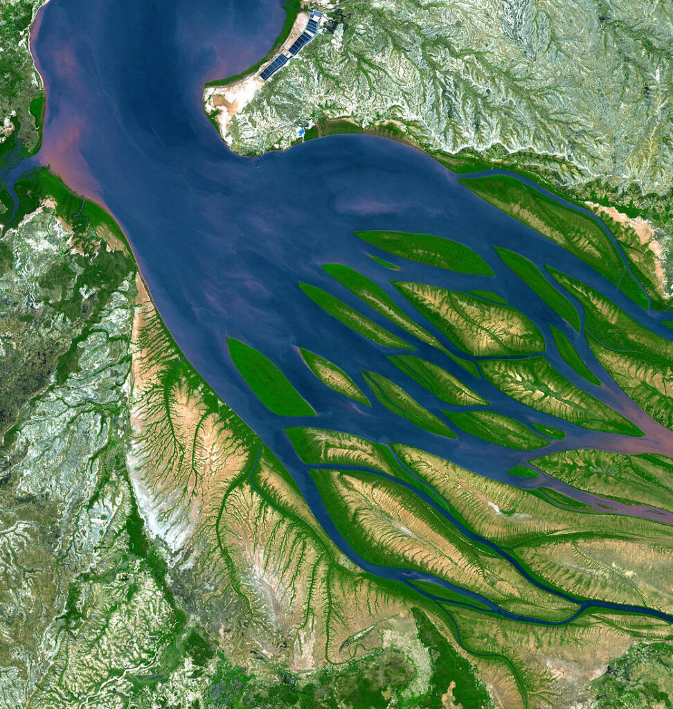 Image satellite de la baie de Bombetoka
