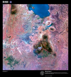 Image satellite du massif Mulanje