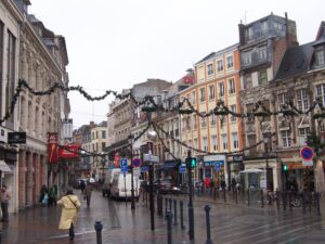L'entrée du Vieux-Lille par la rue Esquermoise.