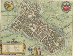 Plan de Lille avant 1590.