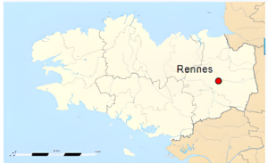 Plans de localisation de Rennes