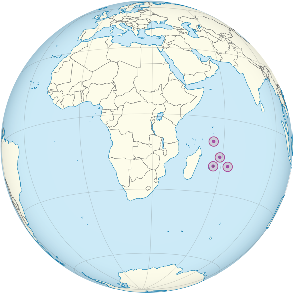 Carte de localisation de Maurice.