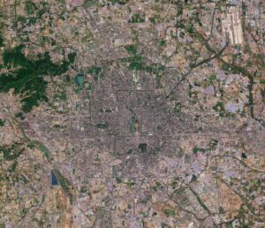 Images satellites de Pékin
