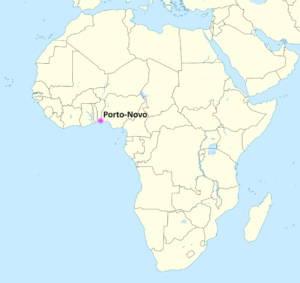 Où se trouve la ville de Porto-Novo ?