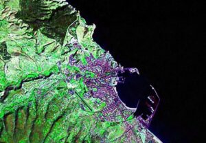 Image satellite de Melilla