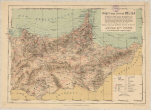 Croquis de la région de Melilla 1921