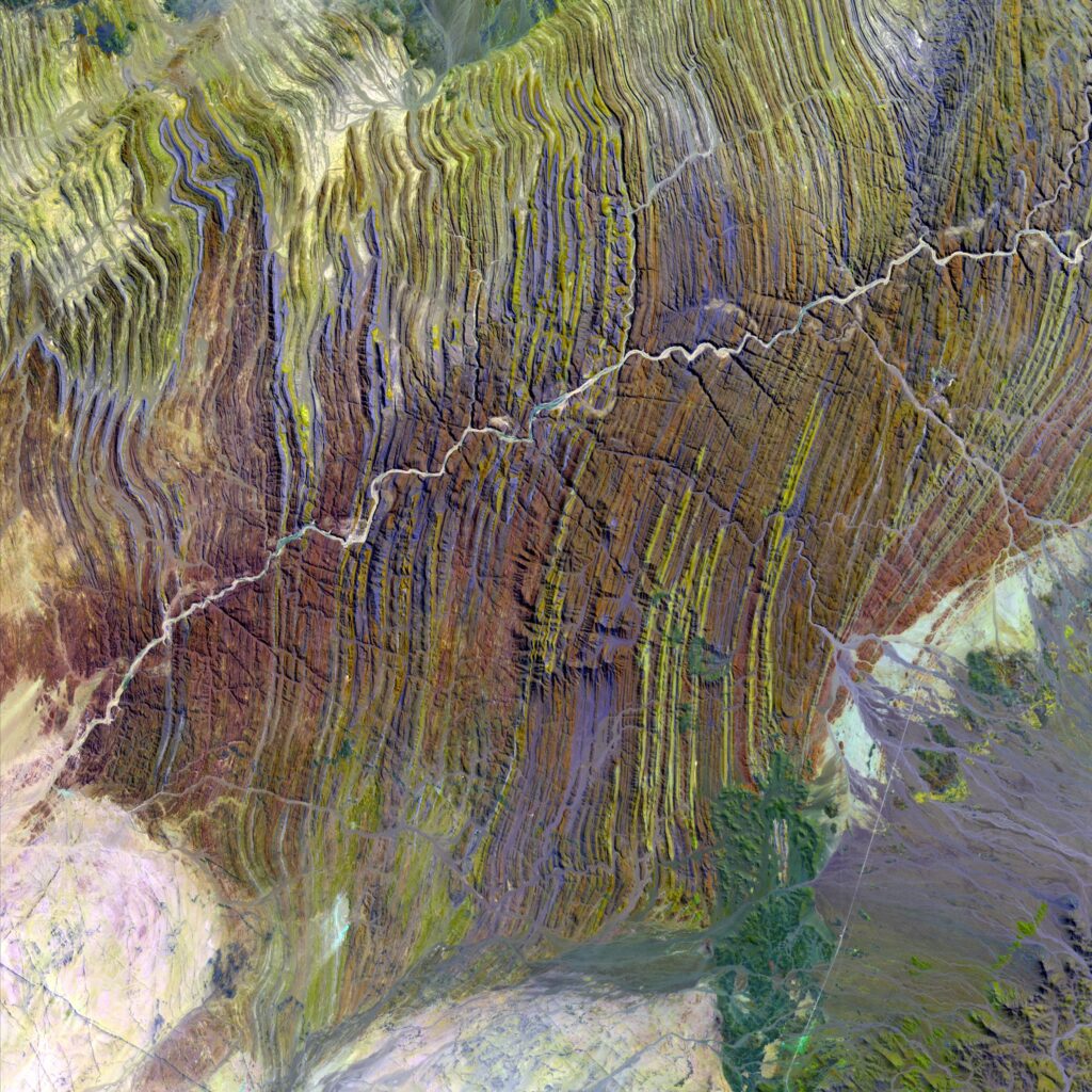 L'éphémère rivière Ugab dans le nord-ouest de la Namibie