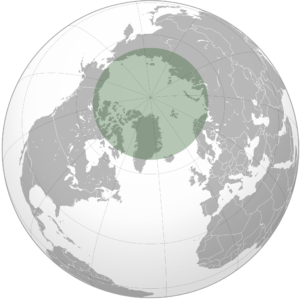 Carte de localisation de l’Arctique